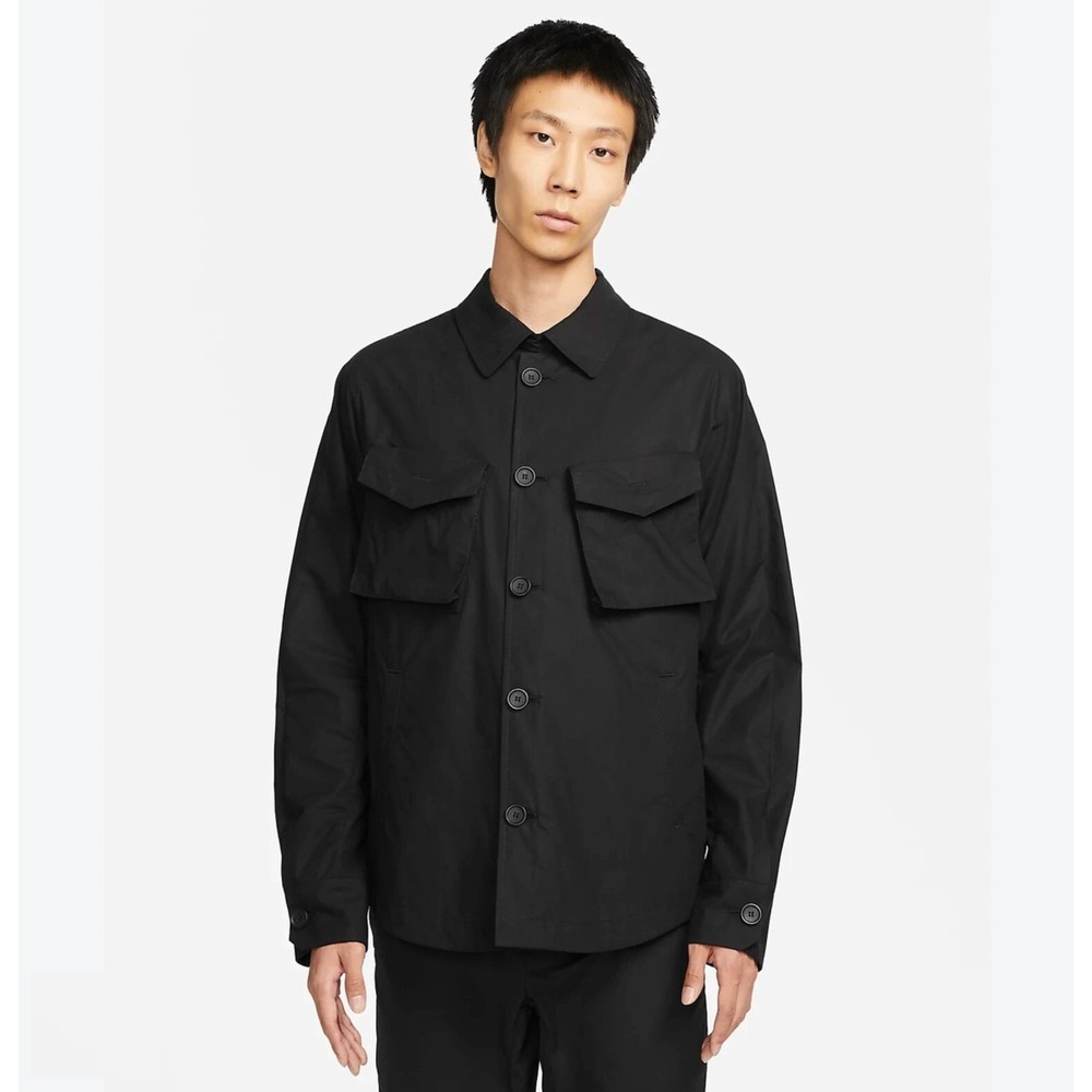 Nike ESC Every Stitch Considered Jacket Mens Small Black Utility Made in Italy